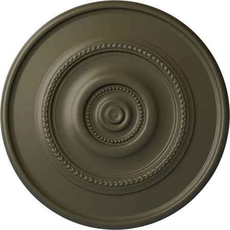 Ekena Millwork Dylar Ceiling Medallion (Fits Canopies up to 6 1/4"), Hand-Painted Witch Hazel, 30"OD x 2 1/4"P CM30DYWHF